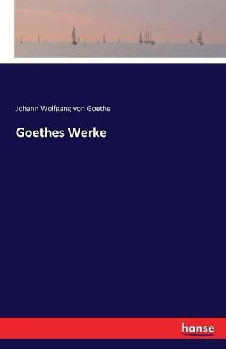 Cover image for Goethes Werke