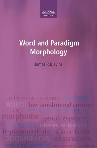 Cover image for Word and Paradigm Morphology
