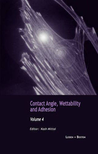 Cover image for Contact Angle, Wettability and Adhesion, Volume 4