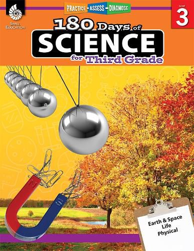 Cover image for 180 Days of Science for Third Grade: Practice, Assess, Diagnose