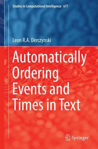 Cover image for Automatically Ordering Events and Times in Text