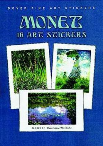 Cover image for Monet: 16 Art Stickers