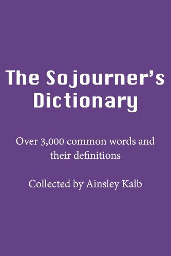 Cover image for The Sojourner's Dictionary