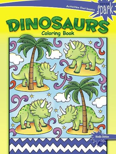 Cover image for SPARK Dinosaurs Coloring Book