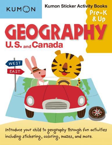 Cover image for Geography Sticker Activity Book: US and Canada