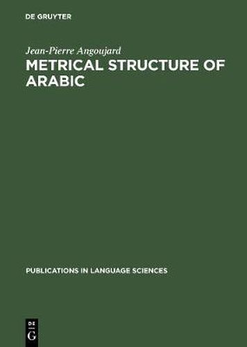 Cover image for Metrical Structure of Arabic