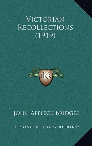 Victorian Recollections (1919)