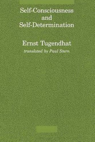 Cover image for Self-consciousness and Self-determination