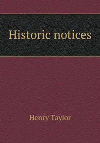 Cover image for Historic notices