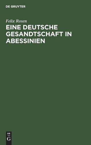 Cover image for Eine Deutsche Gesandtschaft in Abessinien