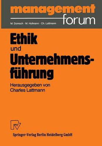 Cover image for Ethik und Unternehmensfuhrung