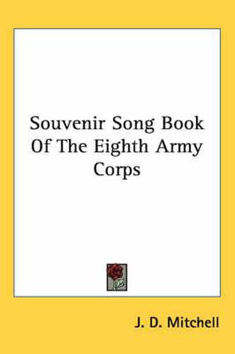 Cover image for Souvenir Song Book of the Eighth Army Corps