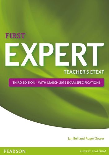 Cover image for Expert First 3rd Edition eText Teacher's CD-ROM
