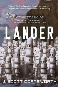 Cover image for Lander: Liminal Sky: Oberon Cycle Book 1: Large Print Edition