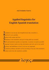 Cover image for Applied Linguistics for English-Spanish Translation