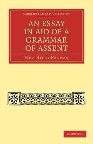 Cover image for An Essay in Aid of a Grammar of Assent