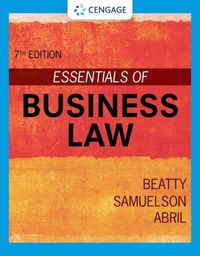 Cover image for Essentials of Business Law