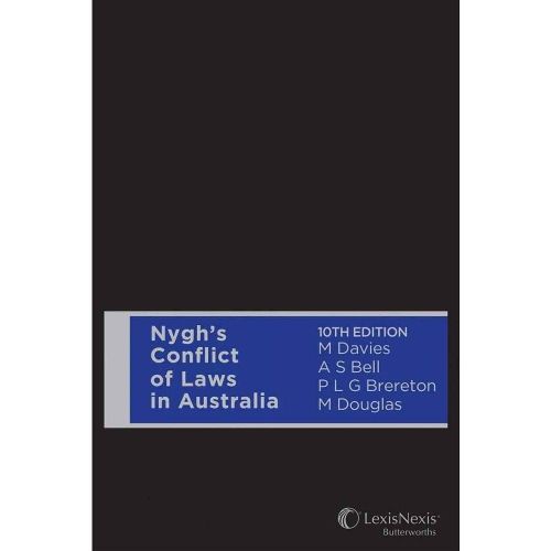 Cover image for Nygh's Conflict of Laws In Australia