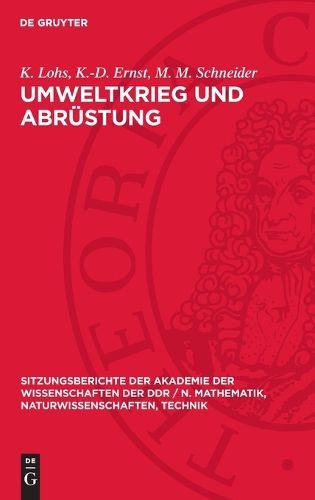 Cover image for Umweltkrieg Und Abruestung