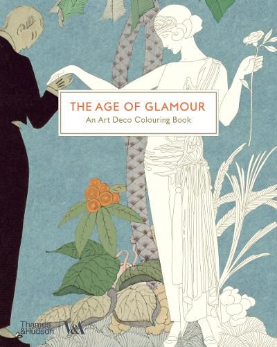 Cover image for The Age of Glamour: An Art Deco Colouring Book