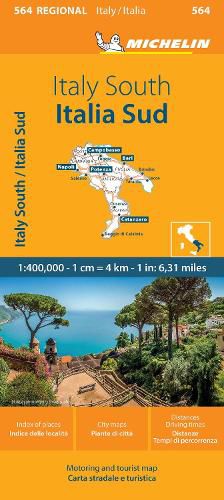 Italy South - Michelin Regional Map 564