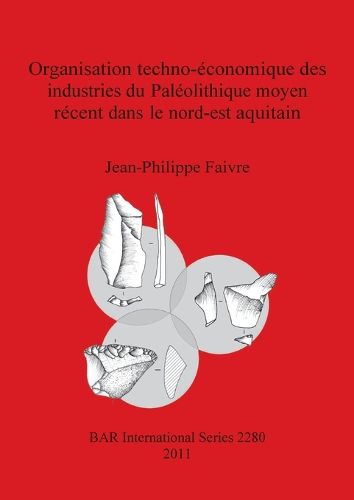 Cover image for Organisation techno-economique des industries du Paleolithique moyen recent dans le nord-est aquitain