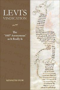 Cover image for Levi's Vindication: The   1007 Anonymous   as It Really Is