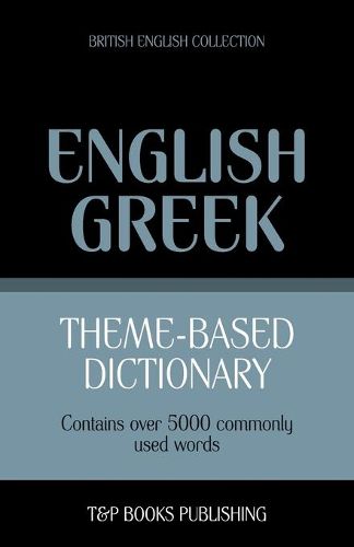 Cover image for Theme-based dictionary British English-Greek - 5000 words