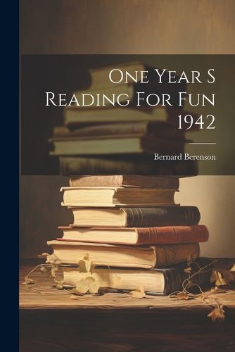 Cover image for One Year S Reading For Fun 1942