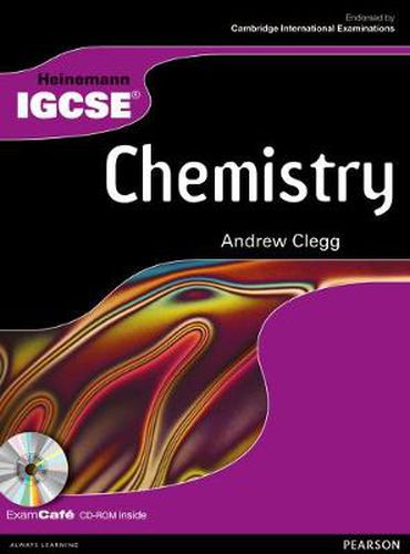 Cover image for Heinemann IGCSE Chemistry Student Book with Exam Cafe CD