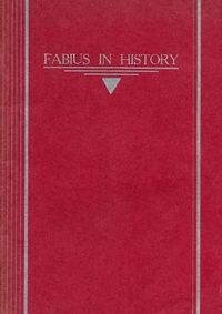 Cover image for Fabius in History