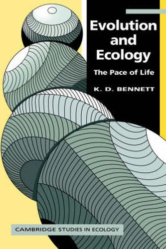 Cover image for Evolution and Ecology: The Pace of Life