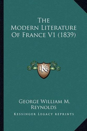 The Modern Literature of France V1 (1839)