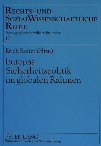 Cover image for Europas Sicherheitspolitik Im Globalen Rahmen