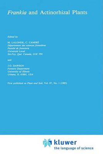 Cover image for Frankia and Actinorhizal Plants