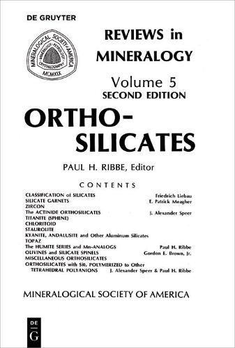 Cover image for Orthosilicates