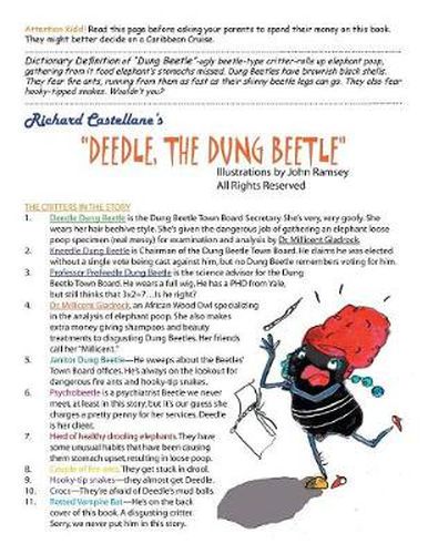 ''Deedle, the Dung Beetle