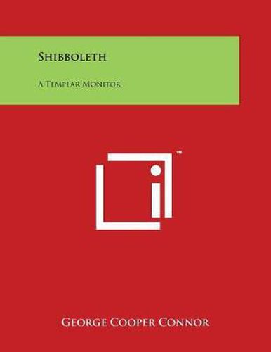 Shibboleth: A Templar Monitor