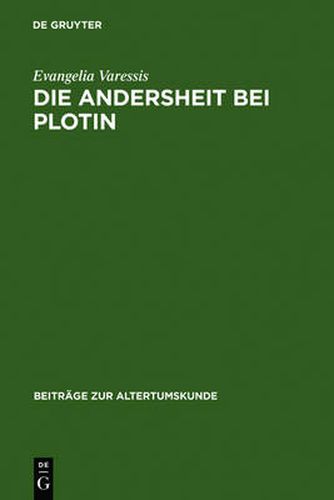 Die Andersheit bei Plotin