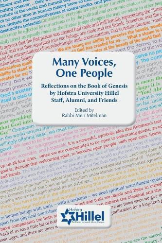 Cover image for Many Voices, One People: Reflections on the Book of Genesis by Hofstra University Hillel Staff, Alumni, and Friends