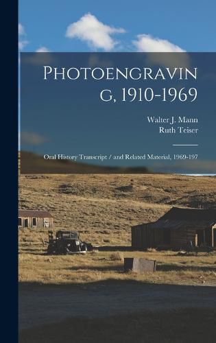 Cover image for Photoengraving, 1910-1969