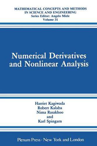 Cover image for Numerical Derivatives and Nonlinear Analysis