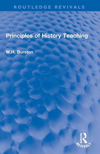 Cover image for Principles of History Teaching