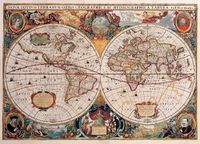 Cover image for Puzzle Old World Map