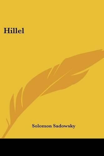 Cover image for Hillel