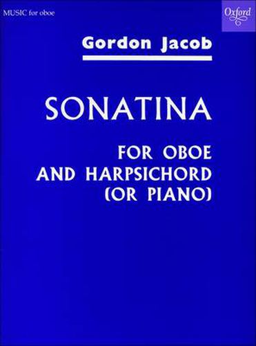 Cover image for Oboe Sonatina