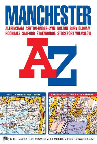 Cover image for Manchester A-Z Street Atlas (paperback)