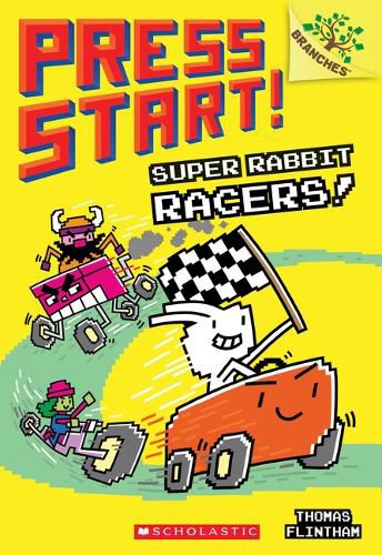 Cover image for Super Rabbit Racers!: A Branches Book (Press Start! #3): Volume 3