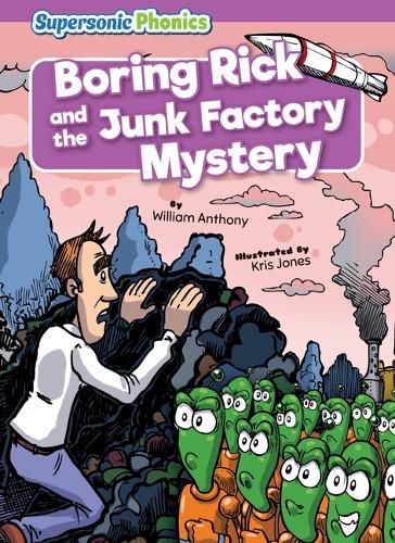 Cover image for Boring Rick and the Junk Factory Mystery