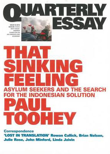 That Sinking Feeling: Quarterly Essay 53